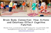 Function and Emotions Effect Cognitive Brain Body ... · Brain Body Connection: How Actions and Emotions Effect Cognitive Function Wendy Piret, Licensed Brain Gym® Instructor & Leah