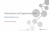 Inflammation and Targeted Nutrition€¦ · 3. Review the science behind specialized pro-resolving mediators (SPMs), their biosynthesis, the essential role they play in inflammation