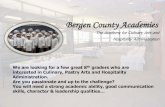 Bergen County Academies › pdfs › ACHAPresentation.pdf · Bergen County Academies . The Academy for Culinary Arts and . Hospitality Administration . We are looking for a few great