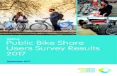 BIKEPLUS Public Bike Share Users Survey Results 2017 · 01 Public Bike Share Users Survey Results 2017 Public Bike Share Users Survey Results 2017 The second annual Bikeplus survey