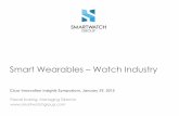 Smart Wearables Watch Industry - Cicor Group · 2018-02-18 · Smart Wearables – Watch Industry Cicor Innovation Insights Symposium, January 29, 2015 Pascal Koenig, Managing Director