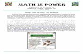 MMaatthh iiss ppoowweerr - Dartmouth College › publicity › newsletter › MathNews2010-0… · MMaatthh iiss ppoowweerr Department of Mathematics Dartmouth College - Hanover,