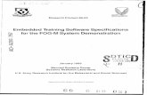 Embedded Training Software Specifications Lr for the FOG-M ...mcubed/FOG-M.pdf · Embedded Training Software Specifications for the FOG-M System Demonstration Mark Meerschaert, William
