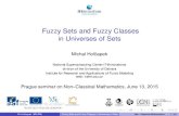 Fuzzy Sets and Fuzzy Classes in Universes of Setscintula/slides/Holcapek.pdf · Fuzzy Sets and Fuzzy Classes in Universes of Sets ... von Neumann–Bernays–Gödel axiomatic set