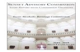 Texas Alcoholic Beverage Commission · 2019-01-17 · Over the years, the Legislature has taken a piecemeal approach to responding to the evolving alcoholic beverage industry, carving