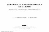 INTEGRABLE HAMILTONIAN SYSTEMS - dfgm.math.msu.sudfgm.math.msu.su › files › bf-engl.pdf · Hamiltonian Systems Chapter 6. Classi cation of Hamiltonian Flo ws on Tw o-Dimensional