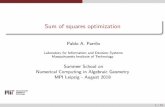 Pablo A. Parrilo - MPI for Mathematics in the Sciences · Part II Sums of squares Convex hull of algebraic varieties General constructions and approximation guarantees ... Stability