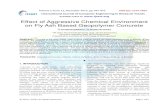 Effect of Aggressive Chemical Environment on Fly Ash Based ... · Fly ash, one of the source materials for geopolymer binders, is available abundantly worldwide, but to date its utilization