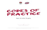 Age Grade Rugby - England Rugby · Age Grade Rugby Codes of Practice 2018 7 The Age Grade Rugby Codes of Practice explain how a rugby coach should approach the development of boys