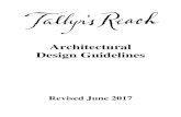 Architectural Design Guidelines€¦ · 3.65 Exterior Shutters ... TALLYN'S REACH HOMEOWNER ARCHITECTURAL DESIGN GUIDELINES 1.01 Introduction ... beautiful setting, with many amenities,