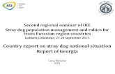 World Organisation for Animal Health - Country report on stray … › fileadmin › upload-activities › upload... · 2018-02-25 · • 31 samples of stray animals were tested