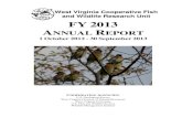 West Virginia Cooperative Fish and Wildlife Research Unit ...... · Introduction and History: The West Virginia Cooperative Fish and Wildlife Research Unit CFWRU. 2 ... Rich Bailey,