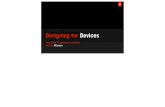 Designing for Devices - TMCnet€¦ · The longer the line the more line spacing you need. Don’t know why, but it’s true. The longer the line the more line spacing you need. Don’t