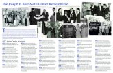 The Joseph P. Bort MetroCenter Remembered · The Joseph P. Bort MetroCenter Remembered 1 4. 1992 . ... (TLC) program to award matching grants to local governments, transit agencies