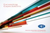 Exceeding Expectations · the American Dental Education Association and American Dental Association, particularly with respect to the impact of rising student debt on the profession,