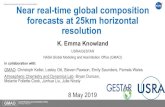 forecasts at 25km horizontal resolutiongeoschem/Wednesday/... · forecasts at 25km horizontal resolution K. Emma Knowland USRA/GESTAR NASA Global Modeling and Assimilation Office