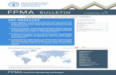 FPMA Bulletin #8, 9 September 2016 · 2 Food Price Monitoring and Analysis 9 September 2016 for more information visit the fPMa website here INTeRNaTIONaL CeReaL PRICes International