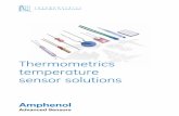 Thermometrics temperature sensor solutions · Thermometrics temperature sensor solutions Amphenol Advanced Sensors. Global Excellence in Temperature Sensors The Thermometrics temperature