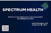 Point-of-Care Ultrasound: Documentation and Billing ... · Point-of-Care Ultrasound: Documentation and Billing Overview. Matt Flannigan, DO. ACEP Oct 30, 2017. o Small amount of stock