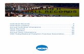 DIVISION II SOFTBALL RECORDSfs.ncaa.org › Docs › stats › SB_Records › 2017 › D2.pdf · 36—Ashleigh Williams, Bloomfield, 2012 (53 games) Career 95—Sarah Wittenburg,