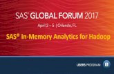 Poster 1271-2017: SAS® In-Memory Analytics for Hadoop - Sas Institute · Poster 1271-2017: SAS® In-Memory Analytics for Hadoop Author: Venkateswarlu Toluchuri Keywords; SAS In-Memory