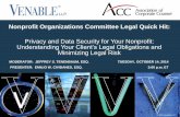 Privacy and Data Security for Your Nonprofit ...29 To view an index of Venable’s articlesand presentations or upcoming seminars on nonprofit legal topics, see  or