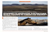 Romney’s moRmon ancestoRs built haven in mexican deseRt Igraphics.thomsonreuters.com › 12 › 02 › MexicanMormons.pdf · Romney’s moRmon ancestoRs built haven in mexican deseRt