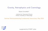 Gravity, Astrophysics and Cosmology - TU Wienquark.itp.tuwien.ac.at/~grumil/pdf/ring2010.pdfGravity, Astrophysics and Cosmology Daniel Grumiller Institute for Theoretical Physics Vienna