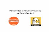 Pesticides and Alternatives to Pest Control...Many people do not recognize that antimicrobial agents are pesticides. These include bleach, swimming pool chemicals and toilet bowl sanitizers.