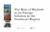 The Role of Biofuels as an Energy Solution in the ...s3.amazonaws.com/ebcne-web-content/fileadmin/pres/... · Biobutanol: primary alcohol w/ 4 carbon structure like petrol ... Cluster