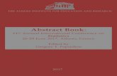 Abstract Book · Abstracts 11th Annual International Conference on Statistics 26-29 June 2017, Athens, Greece Edited by Gregory T. Papanikos. 11th Annual International Conference