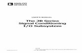 User's Manual The 3B Series Signal Conditioning I/O ...file.elecfans.com/web1/M00/00/76/o4YBAFnMZ7... · ANALOG DEVICES USER'S MANUAL The 3B Series Signal Conditioning I/O Subsystem