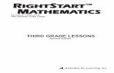 Second Edition - RightStart™ Mathematics by Activities ......Gathers and interprets data with charts and graphs Geometry nows angles 30°, 45°, 60°, 90°, 180°, and 360°K ategorizes