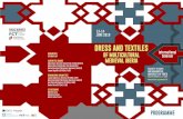 DRESS AND TEXTILES - CITCEM · 10h00 ‘All that glisters is not gold’: metal threads in medieval Iberian textiles Ana Cabrera, Museo del Traje, Madrid 10h20 Discussion 10h40 Medieval