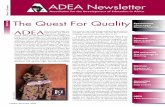 Editorial The Quest For Quality - Association for the ... · ADEA Newsletter October - December 2003. End of Editorial. ADEA Newsletter October - December 2003 . 3. Biennale 2003.