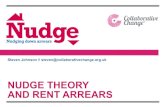 NUDGE THEORY AND RENT ARREARS - Financial Health Exchange · NUDGE AND RENT ARREARS? GET TO THE POINT! Simplifying the layout of a letter using basic information design resulted 24%
