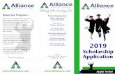 Eligibility - Alliance Credit Union · Eligibility Dennis J. Sommer Scholarship for Excellence in Education Application Alliance members, their children and grandchildren are eligible.