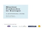 Marine Cadastre in Europe - European Commission...2015/10/19  · Marine Cadastre in Europe 5 Objective The objective of this preliminary study is to raise awareness about the topic