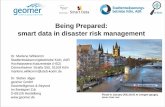 Being Prepared: smart data in disaster risk managementhl.iue.fh-kiel.de › EUJP2017 › wp-content › uploads › 2016 › ... · GeoIntelligence-Solutions with main focus in disaster