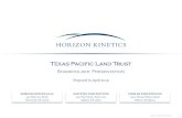 Shareholder Presentation - Horizon Kinetics | Homepagehorizonkinetics.com › wp-content › uploads › TPL-Presentation.pdf · 2019-04-26 · Shareholder Presentation. Prepared
