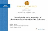 Fingolimod for the treatment of Relapsing-Remitting ... · damage in multiple sclerosis MRI = magnetic resonance imaging; MS = multiple sclerosis. Adapted from 7. Barten LJ, et al.