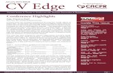 Current Issues & Trends in Cardiovascular Disease ......Current Issues & Trends in Cardiovascular Disease Prevention and Rehabilitation (CV Edge) | January 2015 Page 3 From the Editor