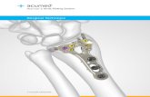 Surgical echnique - Acumed · 2019-10-22 · Acumed® Acu-Loc® 2 Wrist Plating System Surgical Technique 3 VDR Proximal Plates are designed to sit approximately 2 mm more proximal
