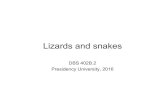 DBS 402B.2 Presidency University, 2016pralay.weebly.com/.../lizards_and_snakes2016.pdf · Presidency University, 2016. Amniotes . Reptilia • First true terrestrial chordate ...