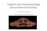 Insights and Understandings about Parental Anxiety · Insights and Understandings about Parental Anxiety DrPam Cooke Consultant Psychiatrist. ... Cambridge Dictionary ... • Increase