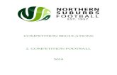 COMPETITION REGULATIONS 2. COMPETITION FOOTBALL 2019 · Competition Football 2.4 TEAM/SQUAD NOMINATION a) The Competitions Department shall publish a closing date for the entry of