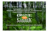 Chapter 15, Article X Wetland Conservation Ordinance library... · Chapter 15, Article X Wetland Conservation Ordinance ... “Environmental Control”, regulates a number of pollutants,