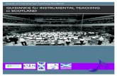 GUIDANCE for INSTRUMENTAL TEACHING in SCOTLAND Effective instrumental music services: Instrumental Music