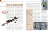By Jace Bauserman Parker Concordeweb.parkerbows.com/images/allmedia/parkerconcordereview.pdf · Parker Concorde T he past 14 years have been some of the most innovative and exciting