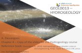 GEOL0013 HYDROGEOLOGYGEOL0013 – HYDROGEOLOGY A. Dassargues Chapter 4 –Copy of the slides for the Hydrogeology course Reference book: Dassargues A., 2018. Hydrogeology: groundwater